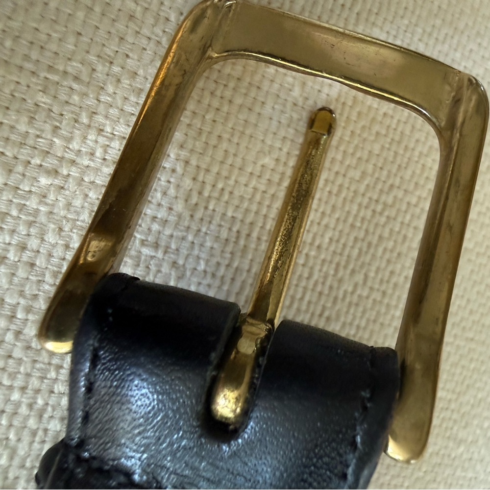 Coach 5700 Men’s Black Leather Belt Size 38/95CM - Picture 11 of 14